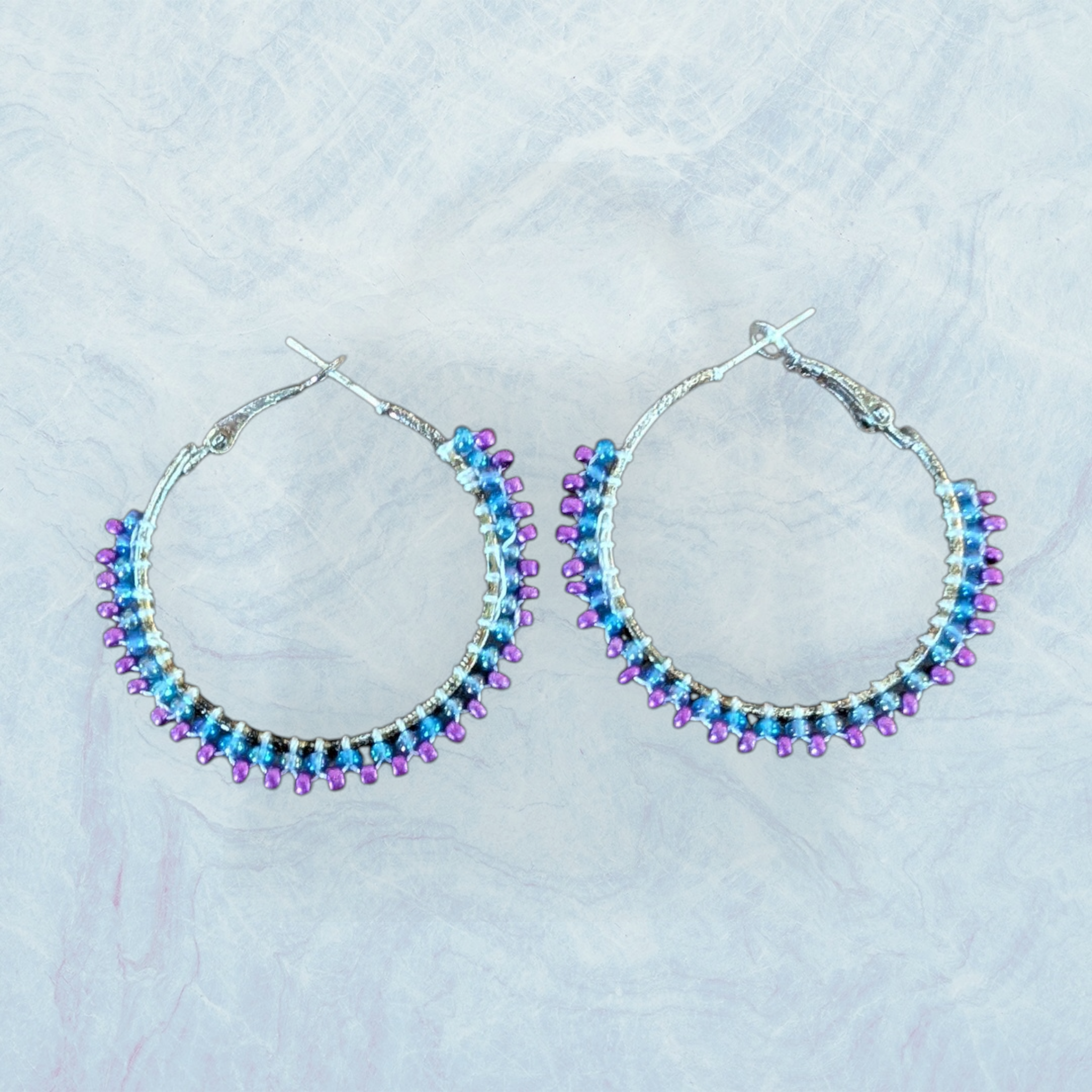Native American Inspired Hoop Earrings