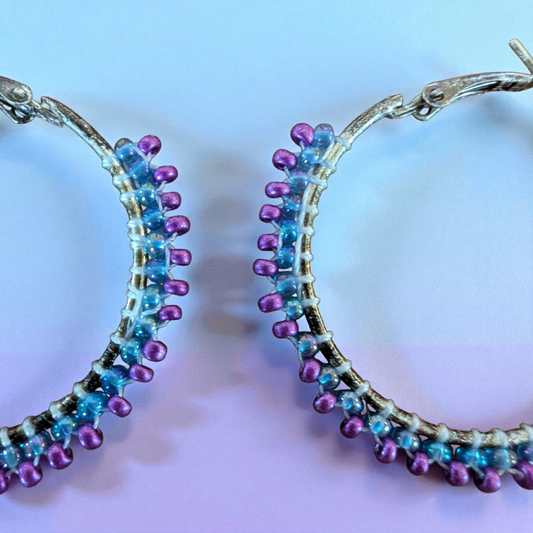 Native American Inspired Hoop Earrings