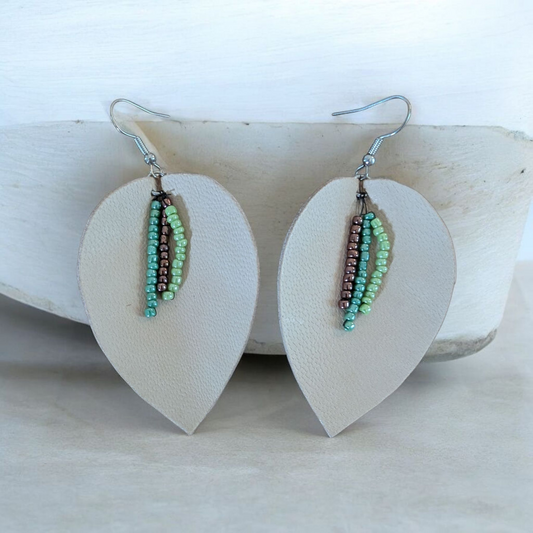 Native American Inspired Leaf Earrings