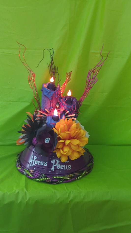 Hocus Pocus Flameless Candle Centerpiece